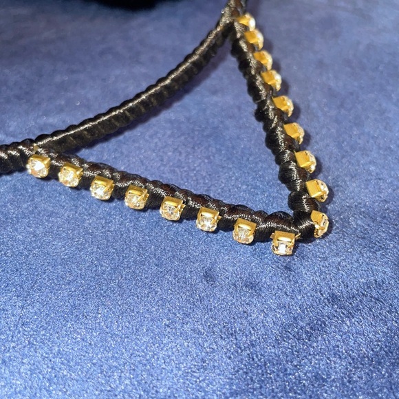 Black Bejeweled Cat Ear Earmuffs - Picture 11 of 11